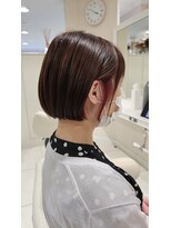 アッシュ 二俣川南口店(Ash)&nbsp;ボブ・ミニボブ/インナーカラー/イヤリングカラー/ボルドー