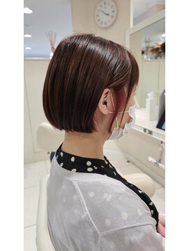 アッシュ 二俣川南口店(Ash) ボブ・ミニボブ/インナーカラー/イヤリングカラー/ボルドー