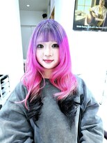 メタ(META) トリプルカラー●ブリ-チ/紫(ムラサキ)/ピンク/黒(ブラック)