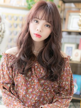 カバーヘア ブリス 志木南口駅前店(COVER HAIR bliss) ピンクラベンダー外国人風小顔ウェーブパーマc6志木20代30代40代