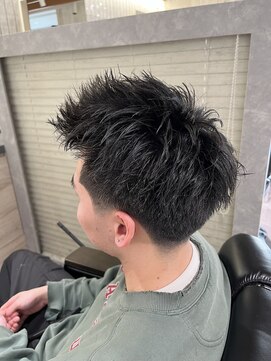 ヨシザワインク バンダイ(YOSHIZAWA Inc. BANDAI) メンズスパイキーショートメンズBOXショートバーバー顔剃り床屋