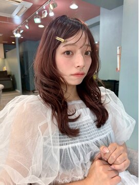 リコバイアフロート(riko by afloat) 顔まわりカット/レイヤーカット/透明感/ショコラブラウン