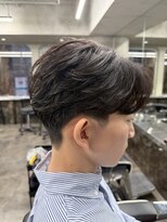 ニコ トウキョウ ロジック(nico TOKYO Logic)&nbsp;メンズセンターパートニュアンスパーマフェザーパーマ