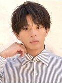 メンズ波巻きツイスパニュアンススパイラルスパイキーショート