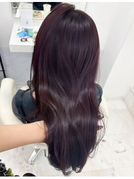 アイトーキョーエス 渋谷(AI TOKYO S) 着物ヘア/ボルドー/ミディアムレイヤーカット/渋谷