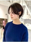 透明感のあるハンサムショート