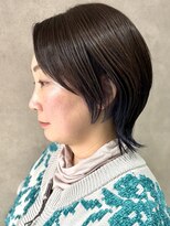 エンクス(enx)&nbsp;ピンクベージュ/アンブレラカラー/クールショート/前髪/YM31