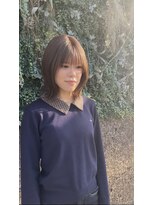 ノーブルヘアー(NOBLE HAIR)&nbsp;ボブ×ナチュラルベージュ