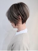 【morio成増 セリザワ】ショートボブ 白髪ぼかしハイライト