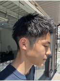 夏向けメンズスパイキーショート