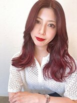 ザブックハンドサロン(The book hand salon) ボルドー×ロング