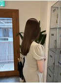 ロングヘア/髪質改善/ベージュ/ブリーチなしカラー/20代/30代