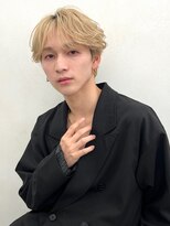 サンド クリア 横浜本店(sand clear) ハイトーン ニュアンスパーマ 韓国風ショート メンズカット