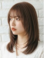 アイスバーグ ウェスト 清澄白河(eyesburg W/est)&nbsp;秋カラーテラコッタブラウンハッシュカットレイヤーカット
