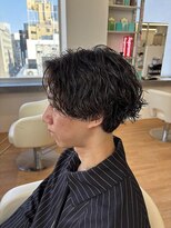 become men's hair 名駅EAST【10月3日 NEW OPEN(予定)】&nbsp;癖毛さんでも出来る無造作メンズパーマ/名古屋/名駅