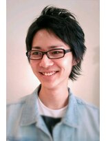 ベック(BECK)&nbsp;男の中にも甘さをMIX 黒髪×メガネstyle◇上新庄美容室BECK◇