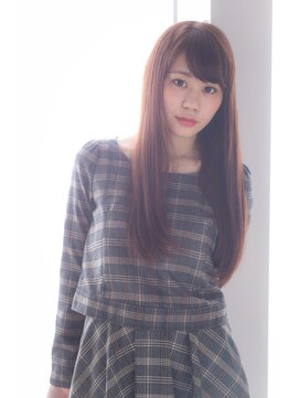 グラニュー(granew) 【granew】斜めバング×ナチュラルロング