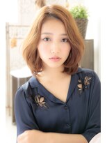 ウニコ(unico)&nbsp;『unico.』春の３Dカラーのミディアムボブ