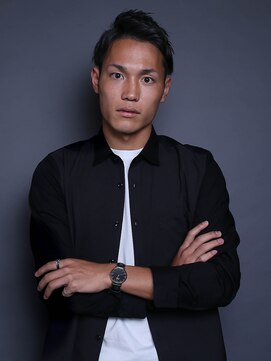 ラックスビー エルモ 三田店(LUXBE ELMO) メンズショートアップバング