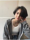 ノーバングおしゃカジュアルボブ