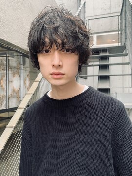 フィフス(fifth) ◇スパイラルマッシュウルフ 黒髪パーマ◇