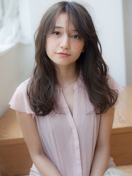 マイラ 銀座(myla) 透け感大人可愛いひし形フリンジウェーブ20代30代40代髪質改善