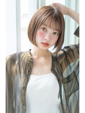 アンアミ オモテサンドウ(Un ami omotesando) 【Un ami】《増永剛大》  　外ハネもOK、おとな可愛いミニボブ