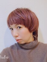 ネージュヘアー(Neige hair) マッシュウルフショート×ピンクアッシュ【大分/萩原】