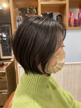 エイミーバイネオリーブ(amy by neolive) 大人かわいいヘア☆ショートボブ！美髪のススメ！木場