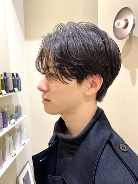 ネロ ヘアサロン ネイビー 渋谷(NERO HAIRSALON NAVY) 【渡邊将大】 「　コンマヘア　黒髪　モード　イメチェン　」