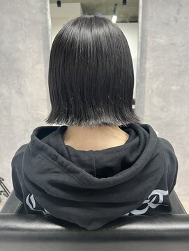 ジゼル 梅田(GiseL) 切りっぱなしボブ