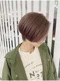 ハンサムショート&デザインカラー