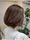 白髪ぼかしハイライト
