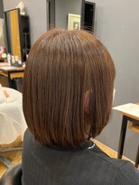 アルター(aL ter)&nbsp;ひし形ボブ［黒髪/グレーベージュ/レイヤーロング/前髪パーマ］