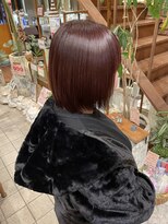 ビハツヤ(BIHATSU-YA) 白髪染めで作るピンクカラー