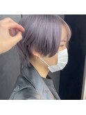 【GEEKS渋谷】アッシュラベンダー/ハイトーン/ハンサムショート
