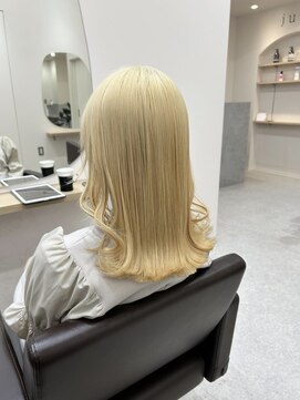 ユウル 横浜(juhl.) 抜きっぱなしブリーチ/ケアブリーチ/ニュアンスカラー/韓国/横浜