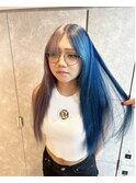 当日予約OK ロング10代20代30代ハイトーンツートンカラー