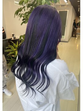 ヘアーグランデシーク(Hair Grande Seeek) パープル×ブラックメッシュ