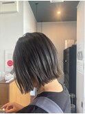 切りっぱなしボブ