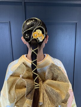 ヴェント(VENTO) 成人式和風ヘアアレンジ/ヘアアレンジ/アップ/ヘアセット