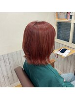 ビー オン ディー ヘア 池袋(BonD hair)&nbsp;派手すぎないレッドカラー【池袋/髪質改善/ハイライト】