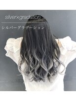 アンジェ(Ange)&nbsp;インナー、ホワイトブリーチ、エクステ、イルミナ、ハイライト