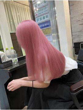 ノエ 心斎橋(Noe) ピンクカラー/大阪/心斎橋/髪質改善/ブリーチ