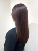 上品なくすみベージュ  ×  ロング