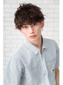 メンズショート　マッシュ　ニュアンスパーマ