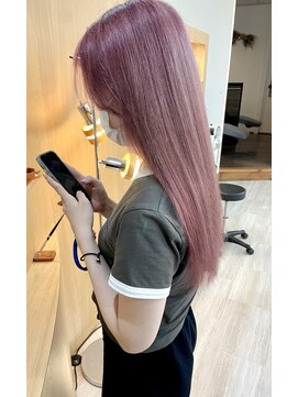 ヘアーガーデン シュシュ(hair garden chou chou) ライトピンクアッシュ