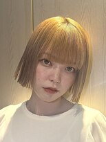 グランデュール 静岡駅前店(GRANDEUR)&nbsp;切りっぱなしボブ/ミニボブ/ケアブリーチ/インナカラー/ピンク