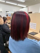 美容室 びゃんびゃん 社店&nbsp;ダブルカラー/デザインカラー/暗めカラー/フェイスフレーミング