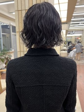 パークレーン アイス イヴェン(park lane ICI yeven) 秋◎韓国風レイヤーカット×デザインカラー暗髪オリーブYUKI